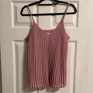 Pleated Mauve Cami Top